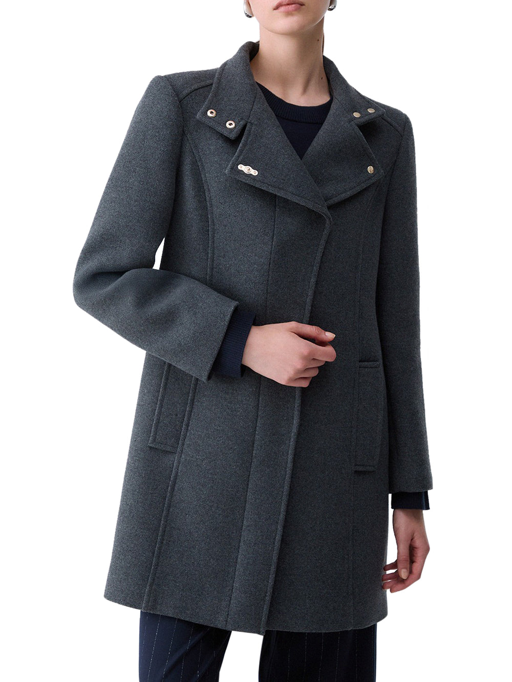 LIU.JO WHITE Cappotto Midi In Panno Liu Jo - Grigio