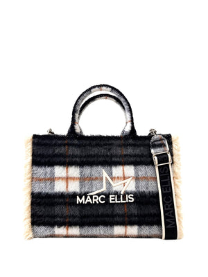 MARC ELLIS Borsa a Mano Buby Plaid L Marc Ellis - Nero