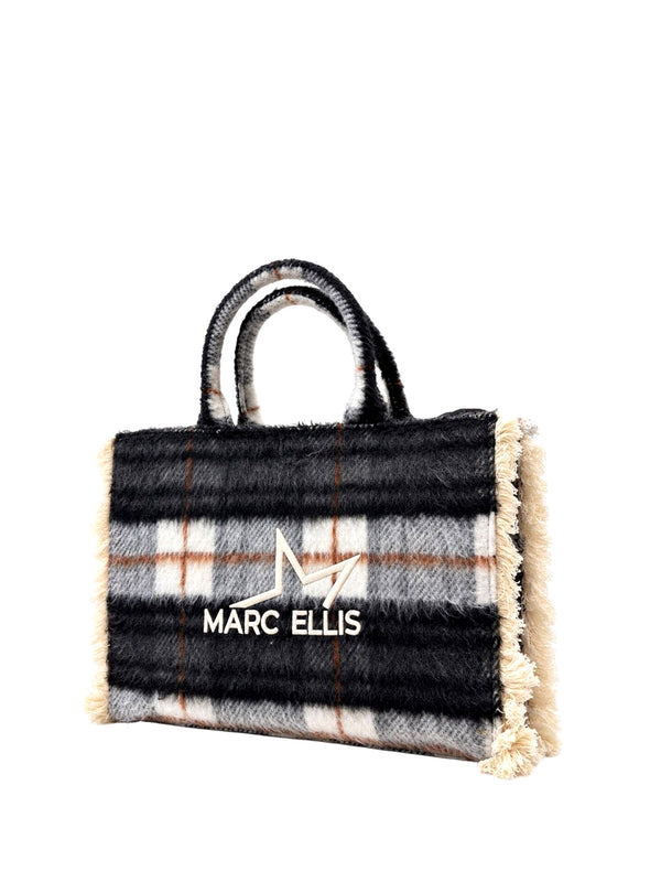 MARC ELLIS Borsa a Mano Buby Plaid L Marc Ellis - Nero