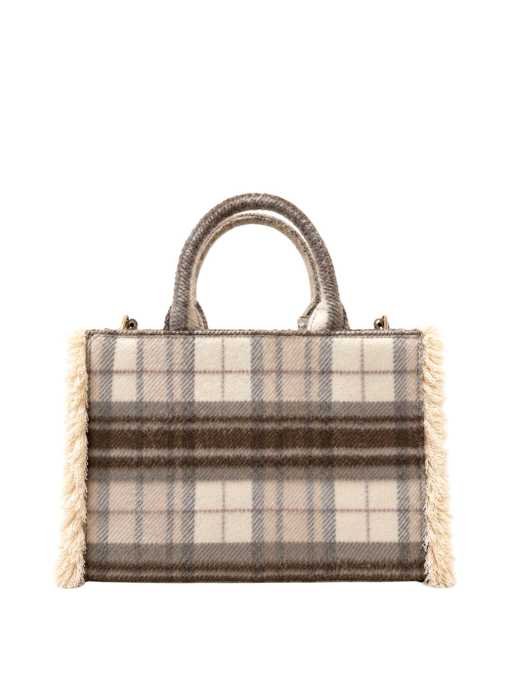MARC ELLIS Borsa a Mano Buby Plaid L Marc Ellis - Beige Scuro
