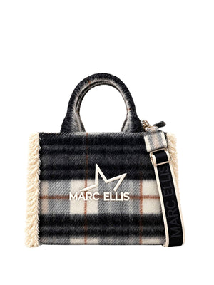 MARC ELLIS Borsa a Mano Buby Plaid M Marc Ellis - Nero