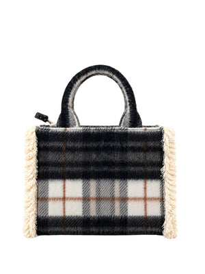 MARC ELLIS Borsa a Mano Buby Plaid M Marc Ellis - Nero