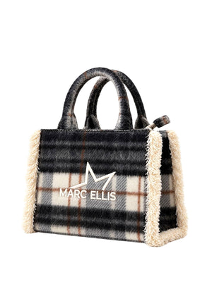MARC ELLIS Borsa a Mano Buby Plaid M Marc Ellis - Nero