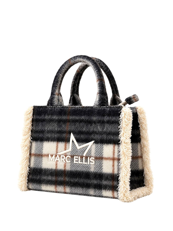 MARC ELLIS Borsa a Mano Buby Plaid M Marc Ellis - Nero