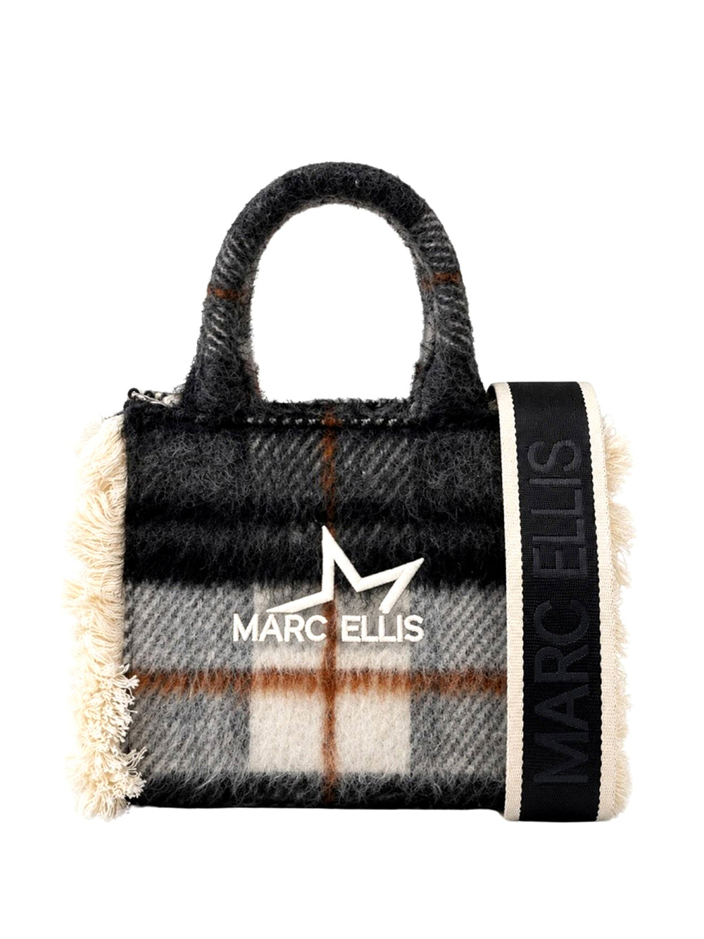 MARC ELLIS Borsa a Mano Buby Plaid S Marc Ellis - Nero