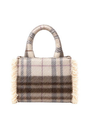 MARC ELLIS Borsa a Mano Buby Plaid S Marc Ellis - Beige Scuro