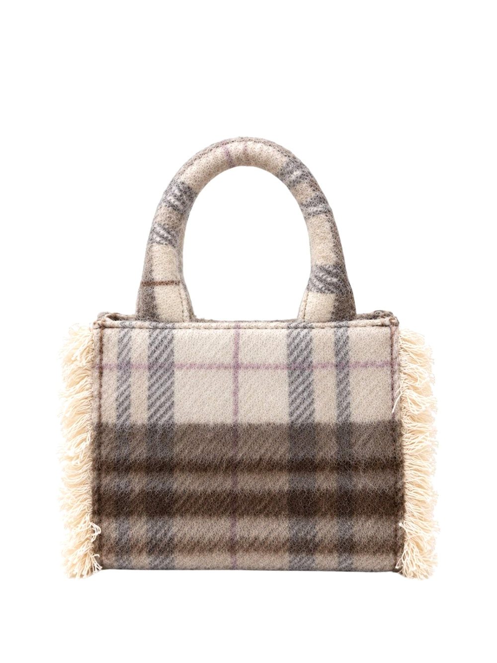 Marc Ellis Borsa a Mano Buby Plaid S Marc Ellis - Beige Scuro
