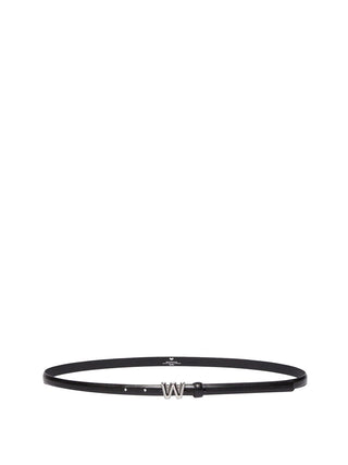 MAXMARA ACCESSORI WEEKEND 1USCITA Cintura Sottile In Pelle Max Mara Weekend - Nero