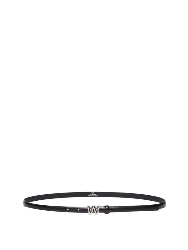 MAXMARA ACCESSORI WEEKEND 1USCITA Cintura Sottile In Pelle Max Mara Weekend - Nero