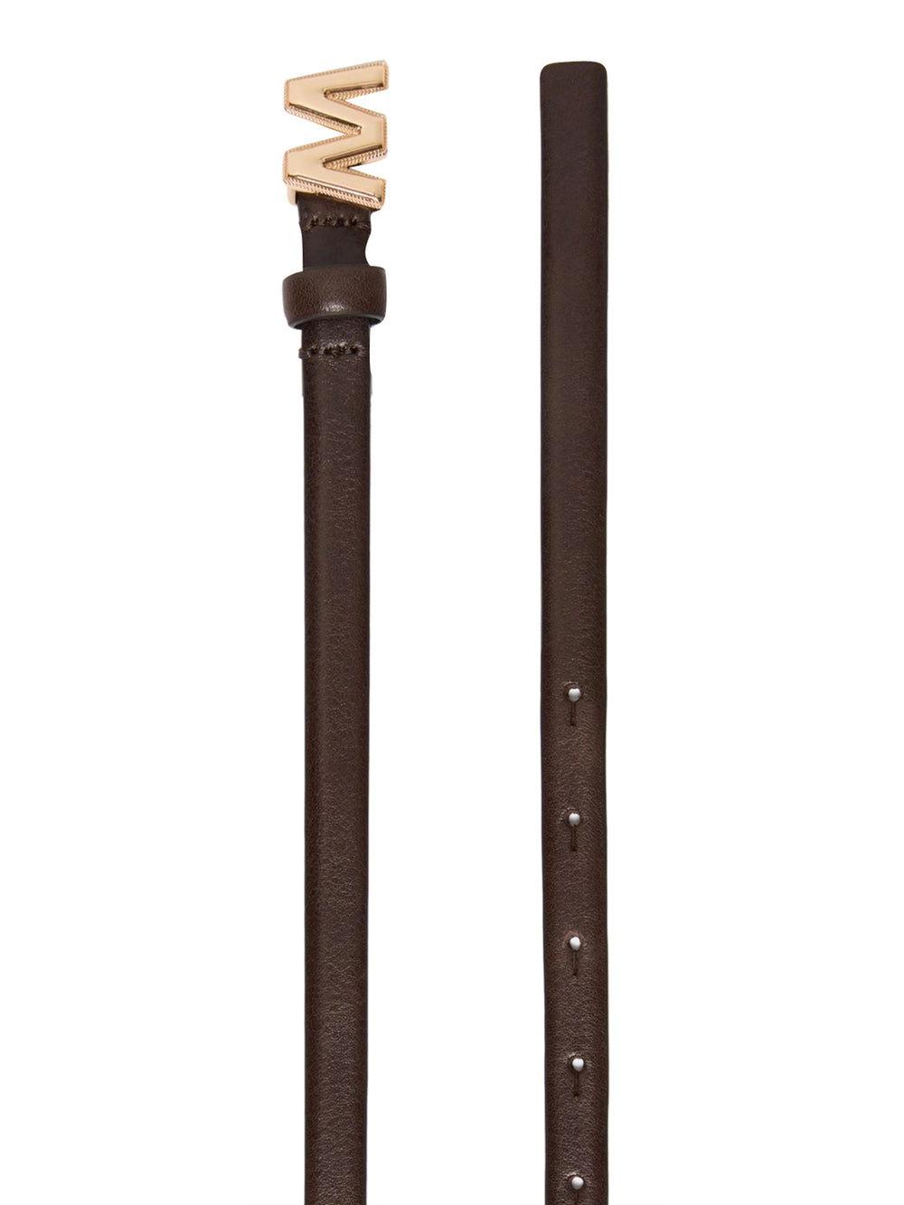 MAXMARA ACCESSORI WEEKEND 1USCITA Cintura Sottile In Pelle Max Mara Weekend - Marrone