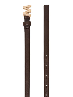 MAXMARA ACCESSORI WEEKEND 1USCITA Cintura Sottile In Pelle Max Mara Weekend - Marrone
