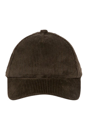 MAXMARA ACCESSORI WEEKEND 1USCITA Cappello MaxMara Baseball In Velluto - Marrone