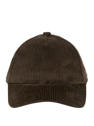 MAXMARA ACCESSORI WEEKEND 1USCITA Cappello MaxMara Baseball In Velluto - Marrone