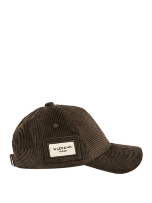 MAXMARA ACCESSORI WEEKEND 1USCITA Cappello MaxMara Baseball In Velluto - Marrone