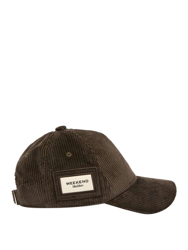 MAXMARA ACCESSORI WEEKEND 1USCITA Cappello MaxMara Baseball In Velluto - Marrone
