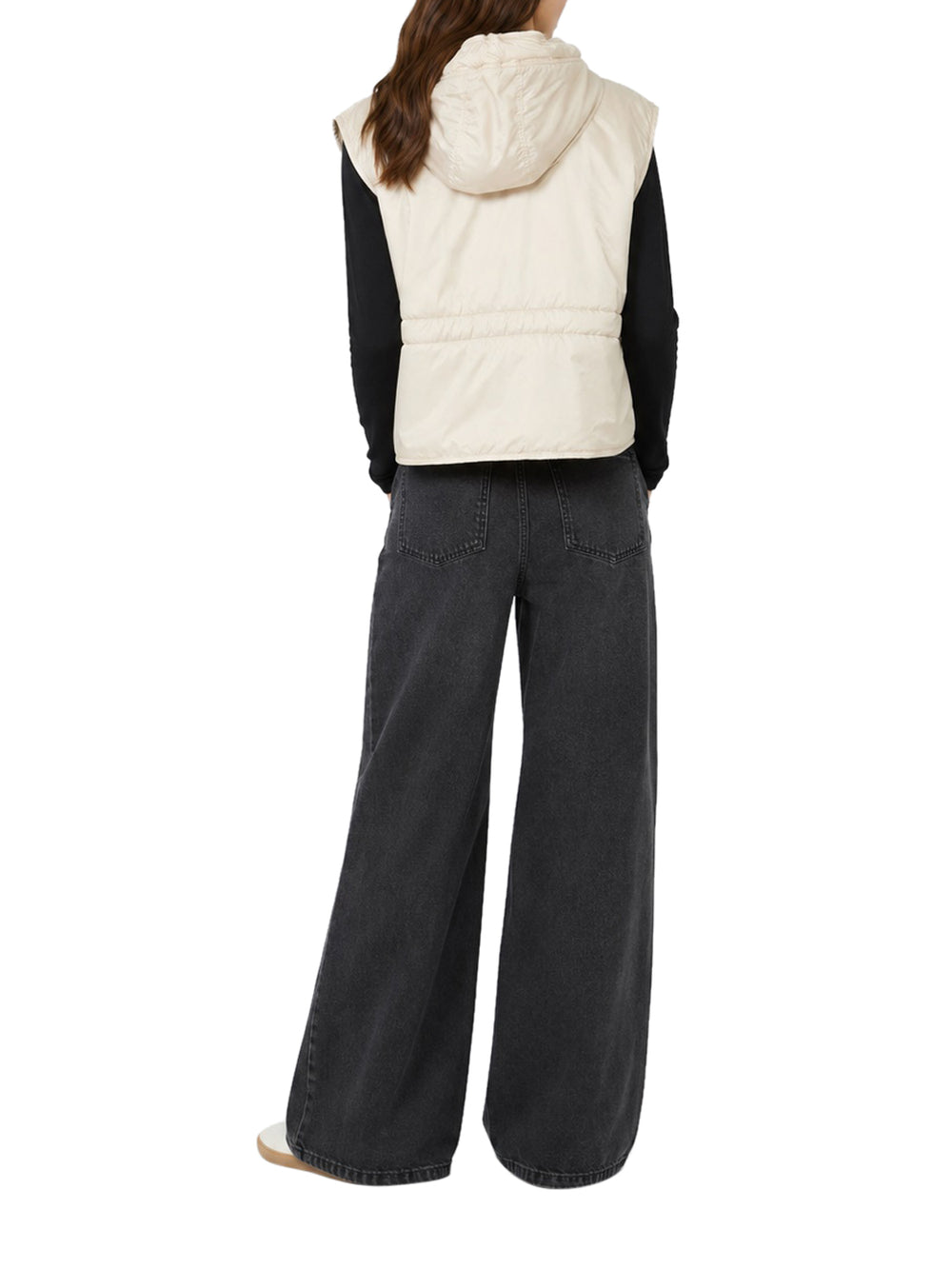 Max Mara Weekend Smanicato MaxMara Imbottito Reversibile In Tela Antigoccia - Avorio