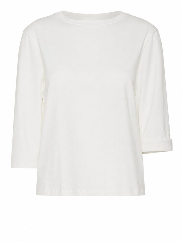 Max Mara Weekend T-Shirt MaxMara In Jersey Di Cotone - Bianco