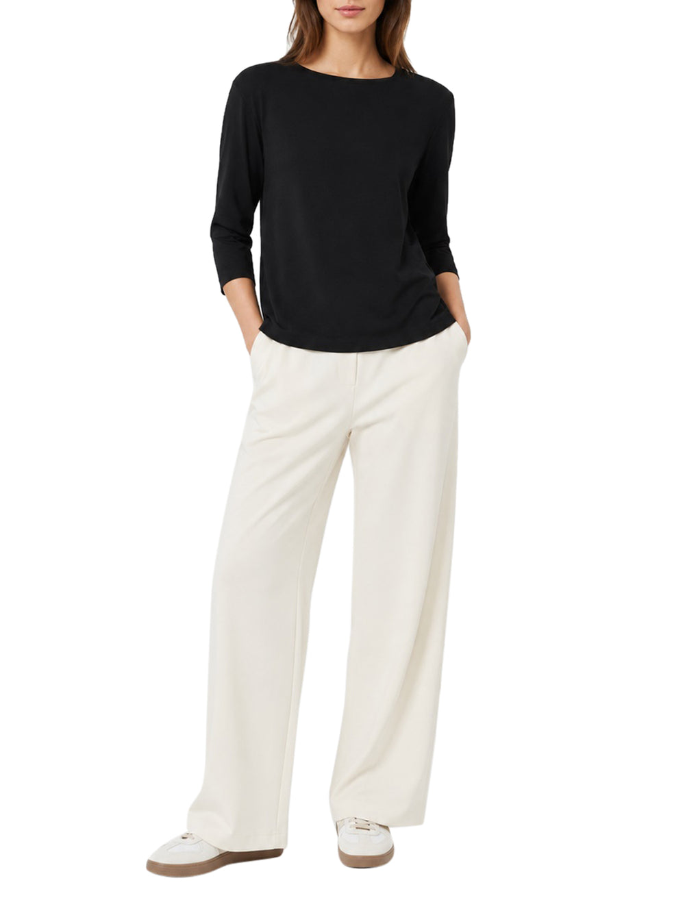 MAXMARA WEEKEND 1USCITA T-Shirt MaxMara In Jersey Di Cotone - Nero