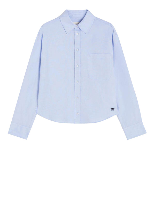 MAXMARA WEEKEND 1USCITA Camicia In Tinta Unita Max Mara Azzurro