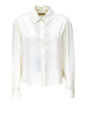 MAXMARA WEEKEND 1USCITA Camicia MaxMara In Popeline Di Cotone - Bianco