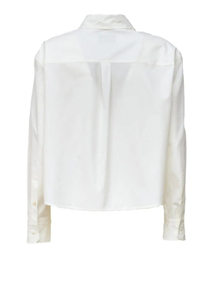 MAXMARA WEEKEND 1USCITA Camicia MaxMara In Popeline Di Cotone - Bianco