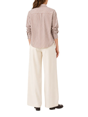 MAXMARA WEEKEND 1USCITA Camicia MaxMara In Popeline Di Cotone - Terracotta