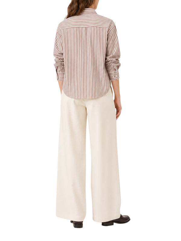 MAXMARA WEEKEND 1USCITA Camicia MaxMara In Popeline Di Cotone - Terracotta
