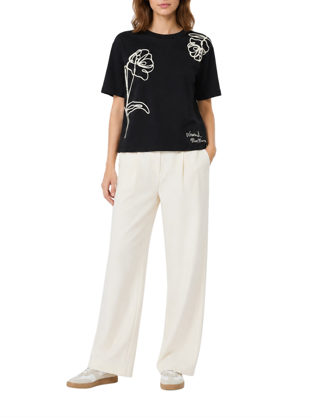 MAXMARA WEEKEND 1USCITA T-Shirt MaxMara Sala Nero