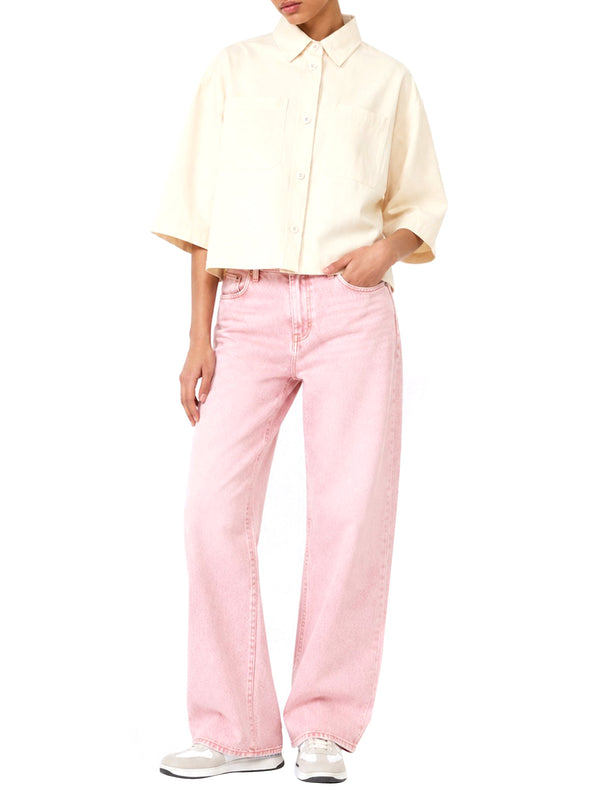 MAXMARA WEEKEND 1USCITA MaxMara Giacca Crop In Cotone Lavato - Ecru