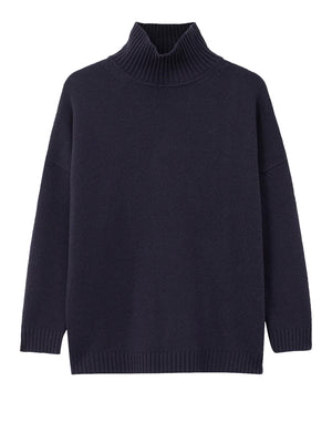 MAXMARA WEEKEND 2USCITA Maglione A Collo Alto In Lana MaxMara Weekend - Blu