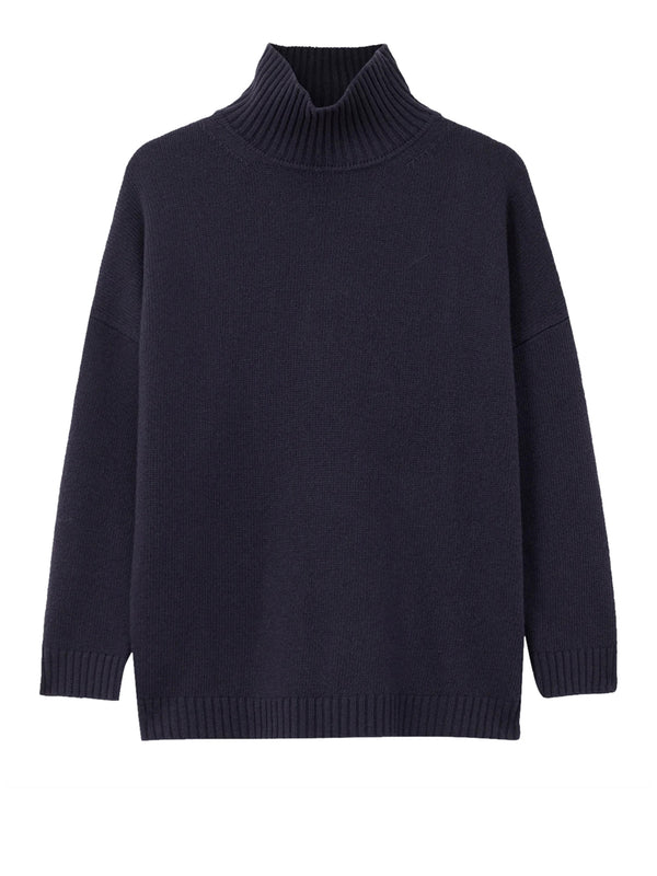 MAXMARA WEEKEND 2USCITA Maglione A Collo Alto In Lana MaxMara Weekend - Blu
