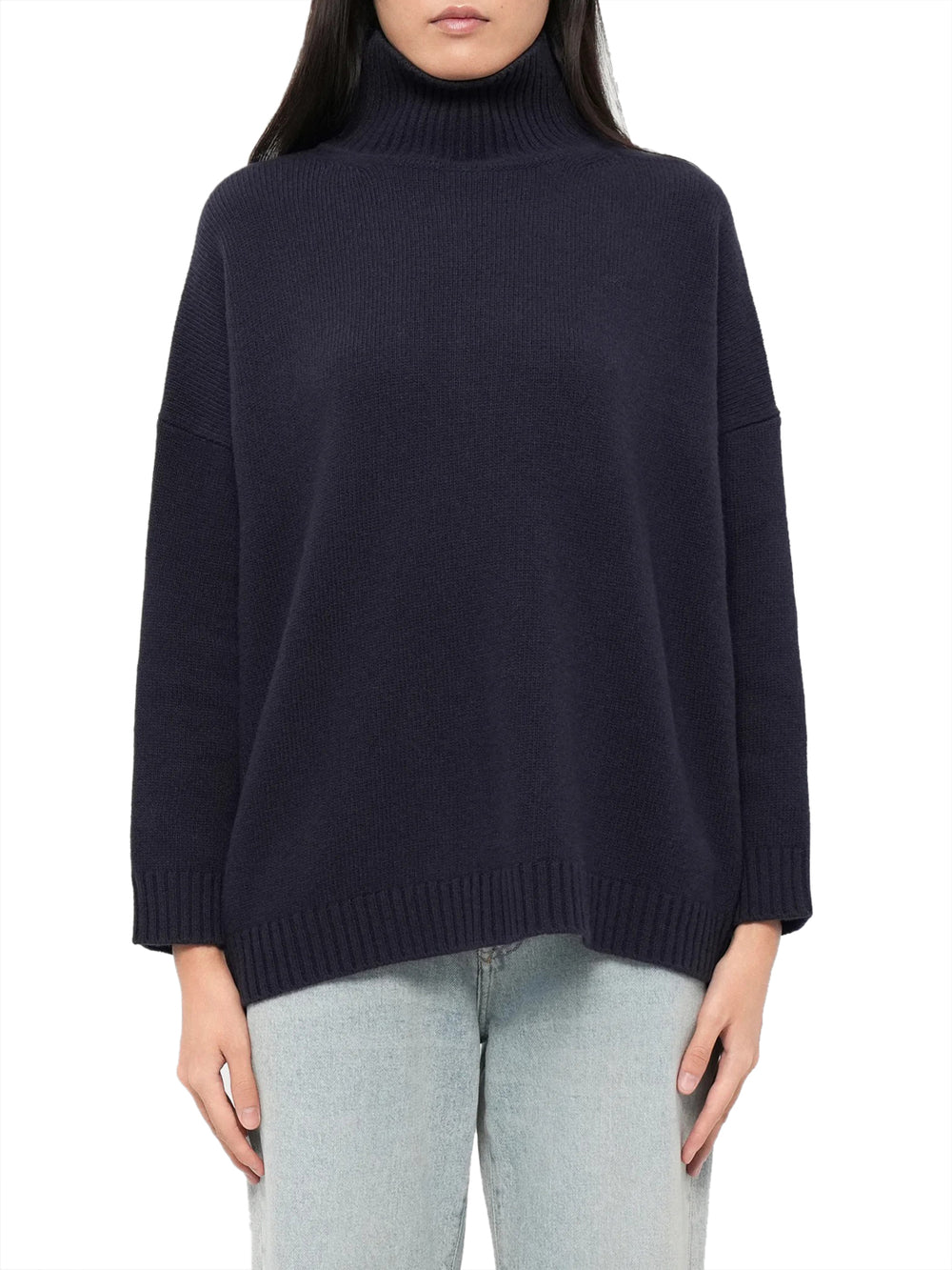 Max Mara Weekend Maglione A Collo Alto In Lana MaxMara Weekend - Blu