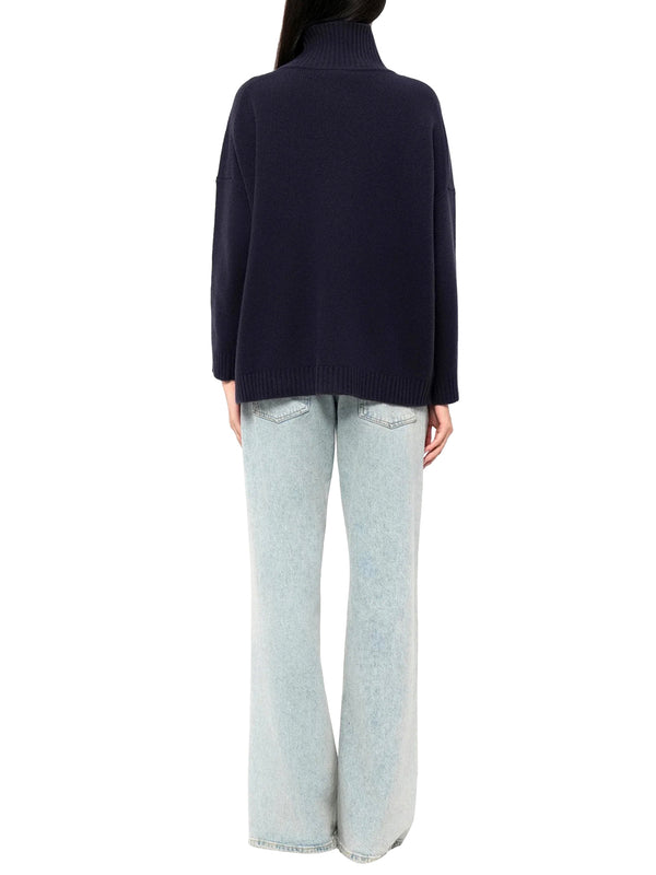 MAXMARA WEEKEND 2USCITA Maglione A Collo Alto In Lana MaxMara Weekend - Blu