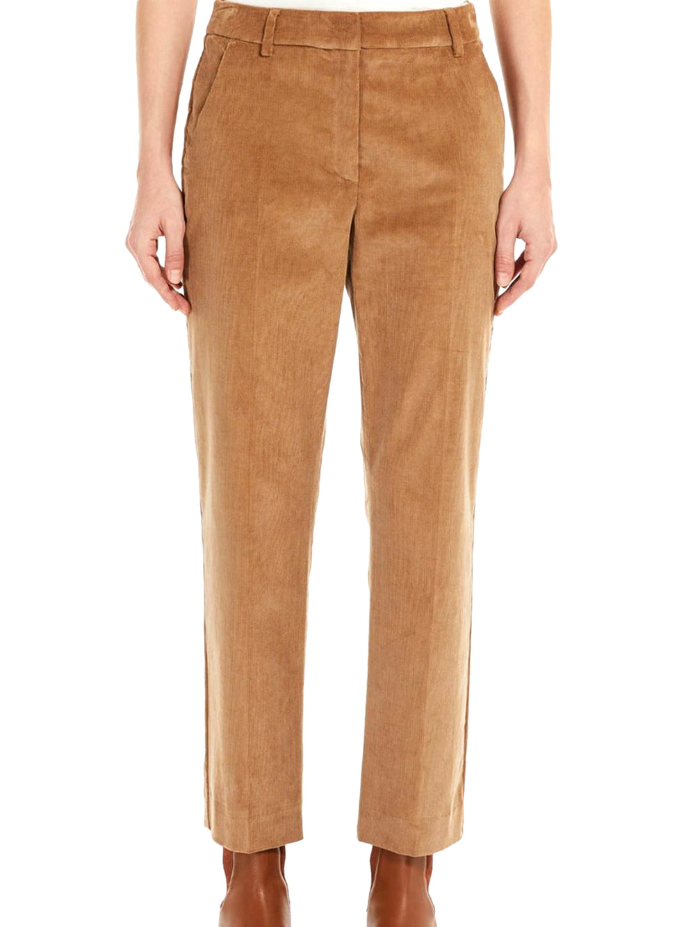MAXMARA WEEKEND 2USCITA Pantalone Marruca In velluto MaxMara Weekend - Marrone