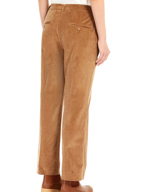 MAXMARA WEEKEND 2USCITA Pantalone Marruca In velluto MaxMara Weekend - Marrone