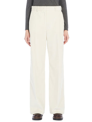 MAXMARA WEEKEND 2USCITA Pantalone Tania In Velluto MaxMara Weekend - Avorio