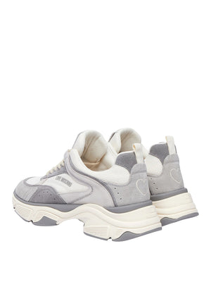 MOSCHINO CALZATURE PRE Sneakers Moschino Stardust60 Mix Avorio Tortora