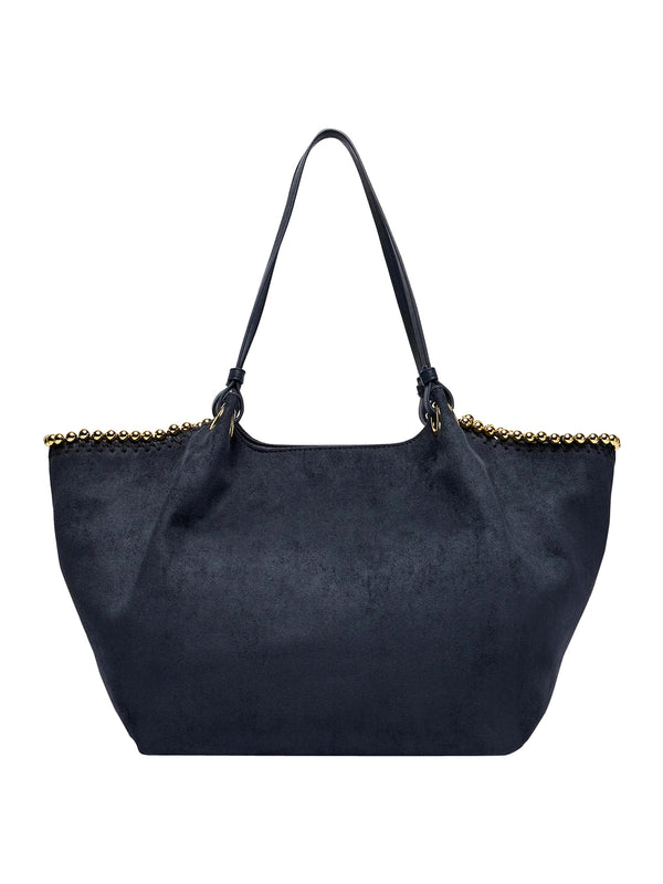 MOSCHINO COLLECTION Borsa A Mano Moschino Logo Frontale Navy