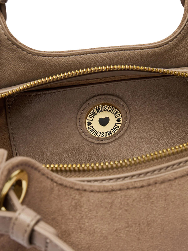 MOSCHINO COLLECTION Borsa A Mano Camoscio Moschino - Beige