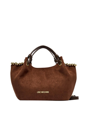 MOSCHINO COLLECTION Borsa A Mano Camoscio Moschino - Marrone