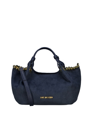 MOSCHINO COLLECTION Borsa A Mano Camoscio Moschino - Blu