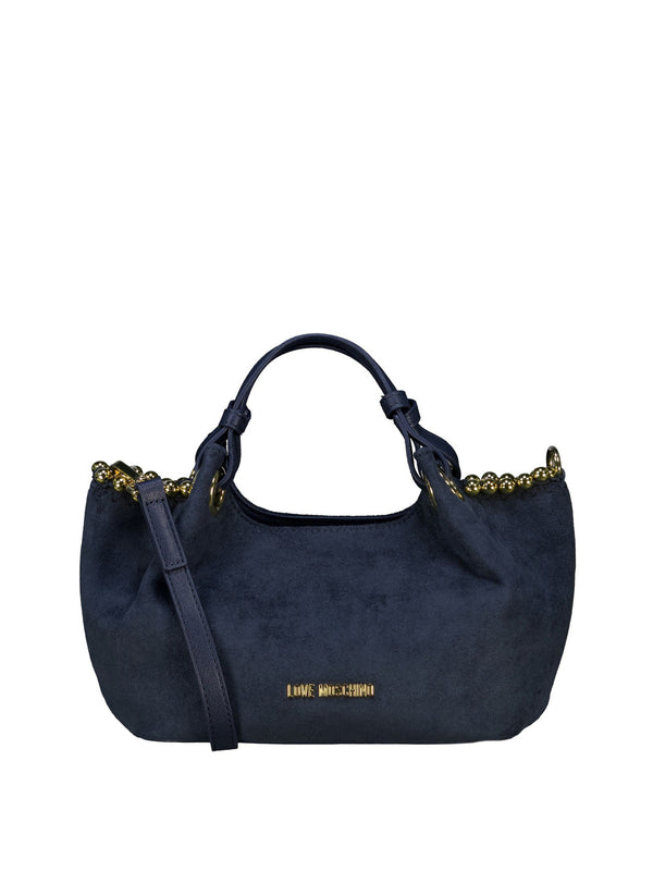 MOSCHINO COLLECTION Borsa A Mano Camoscio Moschino - Blu
