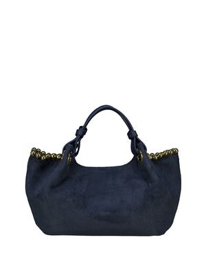 MOSCHINO COLLECTION Borsa A Mano Camoscio Moschino - Blu