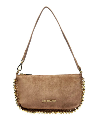 MOSCHINO COLLECTION Borsa Pochette Scamosciata Moschino - Sabbia