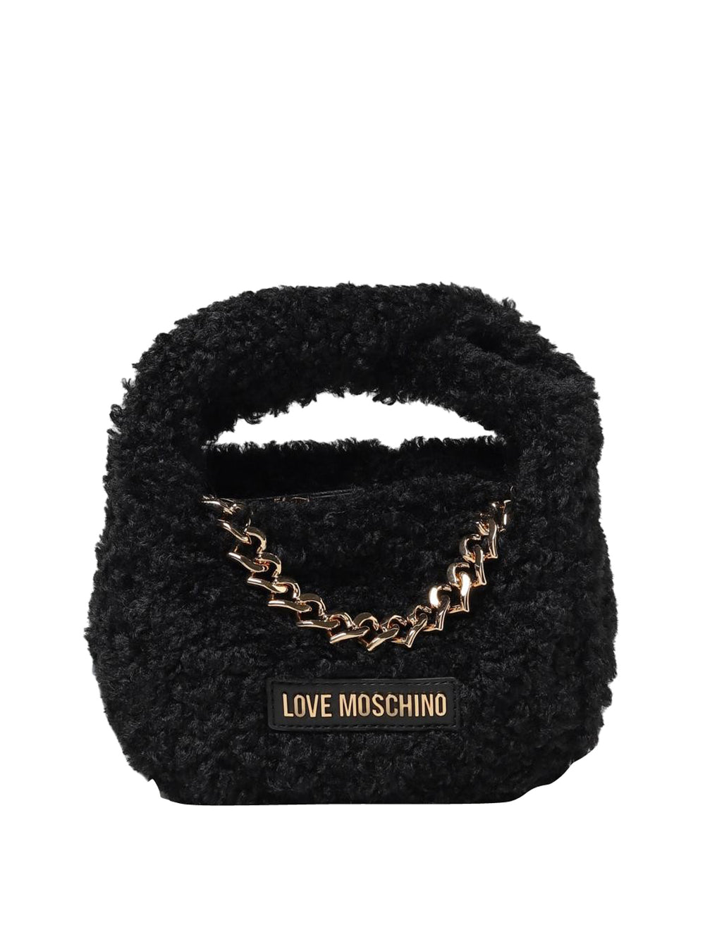 MOSCHINO COLLECTION Borsa A Mano Faux Fur Moschino - Nero