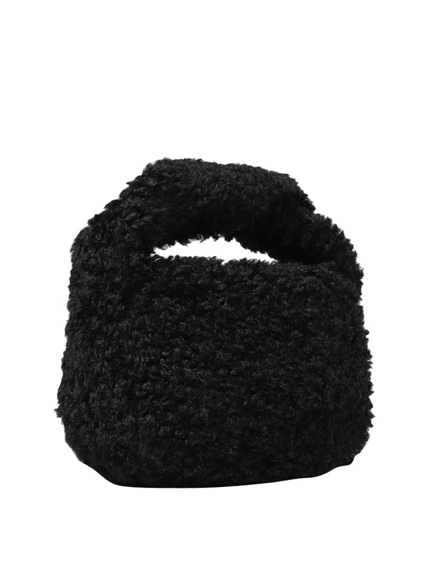 MOSCHINO COLLECTION Borsa A Mano Faux Fur Moschino - Nero