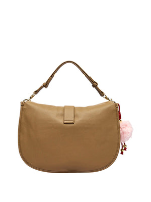 MOSCHINO COLLECTION Borsa Con Charm Moschino - Sabbia