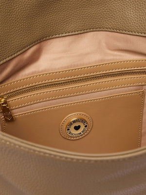 MOSCHINO COLLECTION Borsa Con Charm Moschino - Sabbia