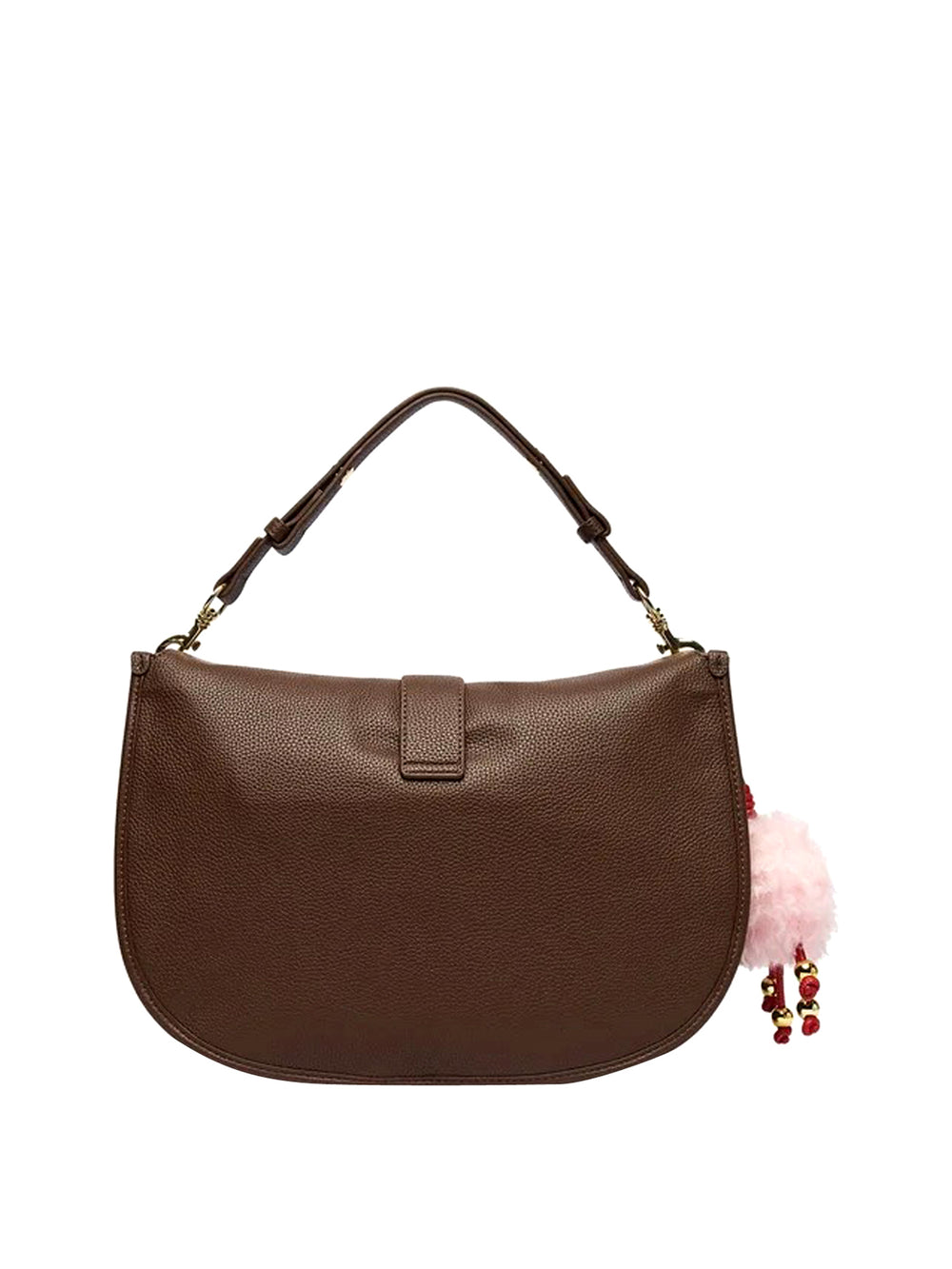 MOSCHINO COLLECTION Borsa Con Charm Moschino - Cioccolato