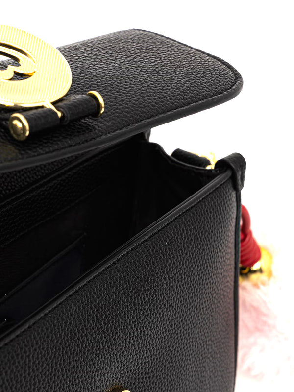 MOSCHINO COLLECTION Borsa A Tracolla Con Charm Moschino - Nero